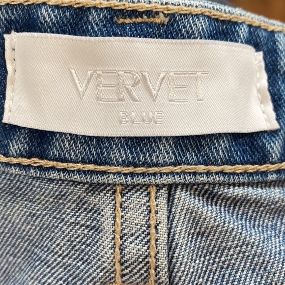 Vervet by Flying Monkey begin again distressed rigid mom jean Sz 32 - Picture 10 of 11